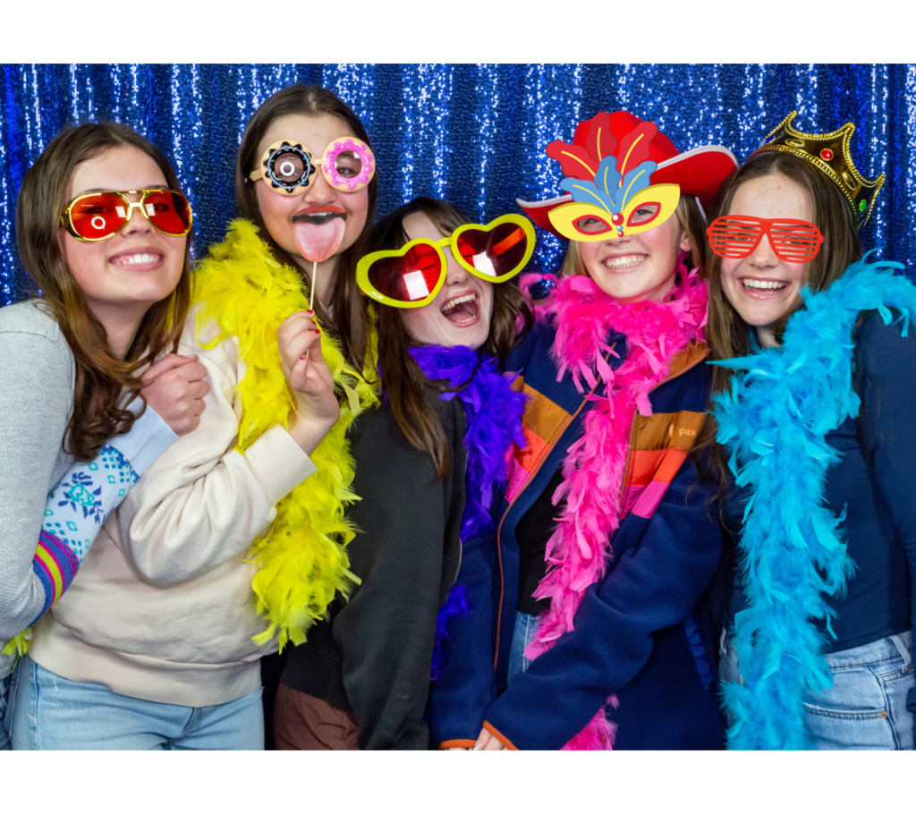 A party photo from Wandersnap photo booth in the Catskills and Hudson Valley